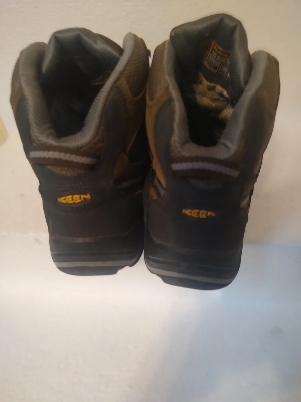 Keen Men's Brown Leather Hiking Boots Waterproof Size 13